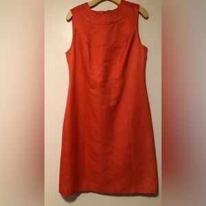Tory Burch Strapless Orange Dress